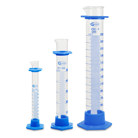 Probeta De Vidrio 10ml Graduada Con Base Plástica Glassco Probeta De Vidrio 10ml Graduada Con Base Plástica Glassco