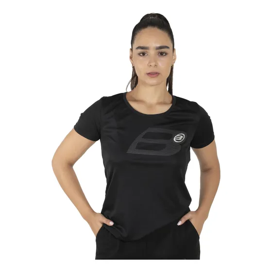 Remera Bullpadel Primark Mujer Padel Negro