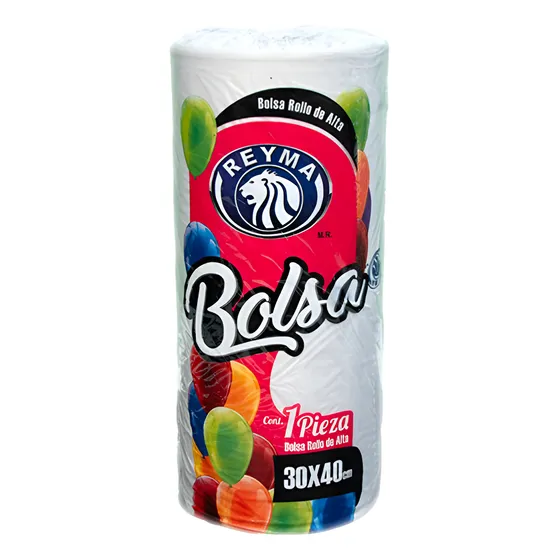 Bolsa En Rollo Polipapel Alta Densidad Reyma 30x40 Cm