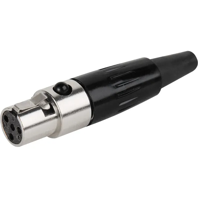 Shure Wa330 Conector Mini Canon Ta4f Hembra Para Body-pack