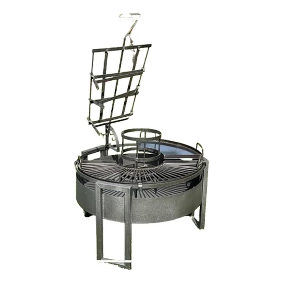 Fogonero Asador Movil Parrillero Grande Hierro Bali 80cm 