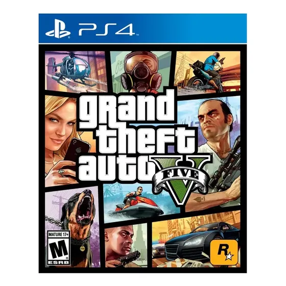 Grand Theft Auto V ( Gta 5 ) Ps4 Premium Com Mapa Original