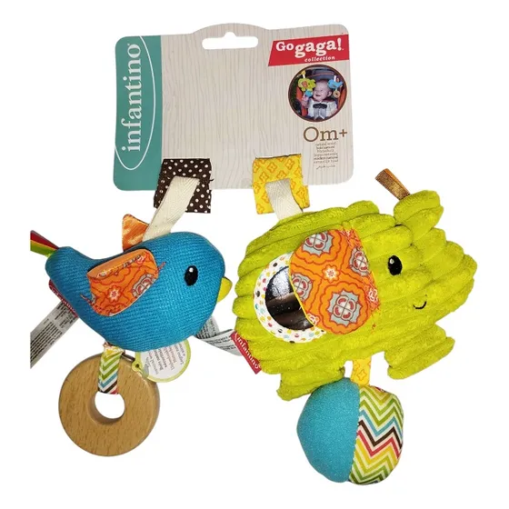 Par De Peluche Sonajero Para Bebe Infantino
