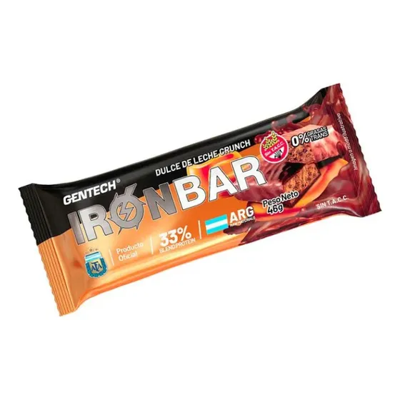 Suplemento En Barra Gentech Proteína - Dulce De Leche X 46gr