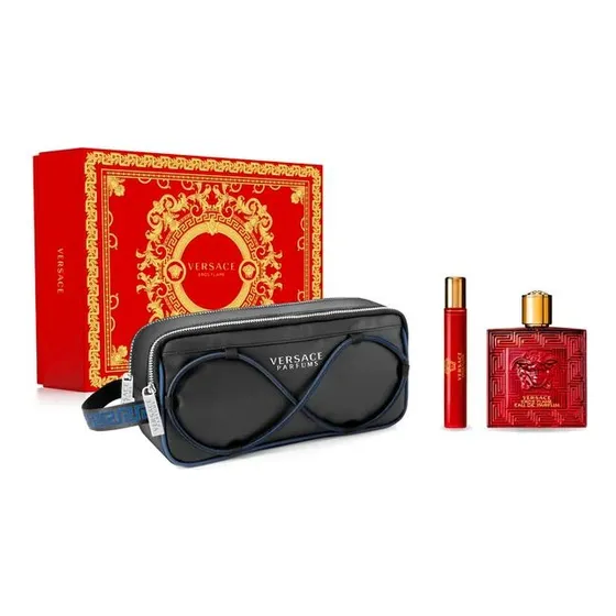 Perfume Original Versace Eros Flame 100 + 20 Ml Set 3 Pcs