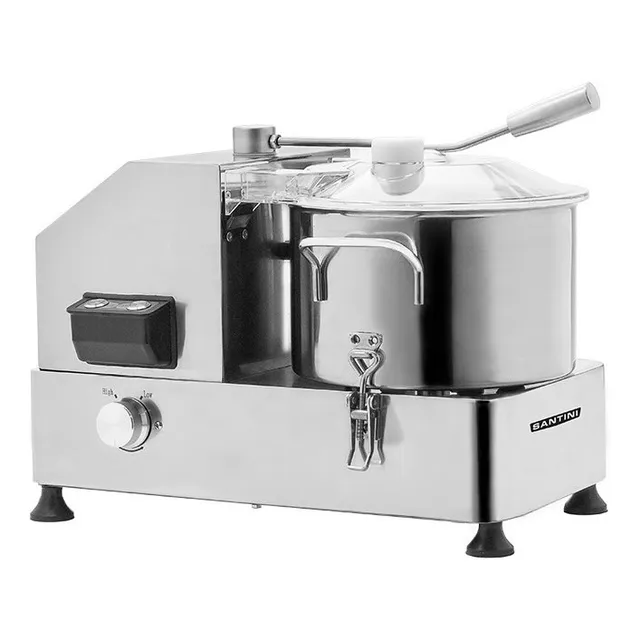 Cutter Procesadora Industrial Santini 6 Acero Inoxidable Color Plateado