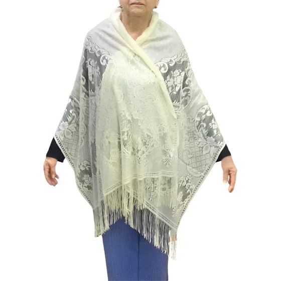 Chalina Importada Para Dama Diseño En Encaje Envio Gratis