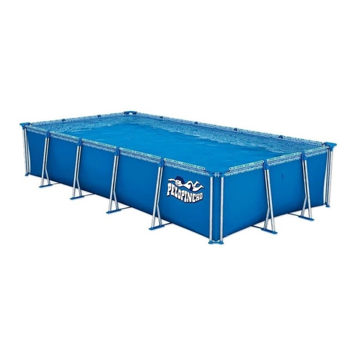 Pileta estructural rectangular Pelopincho 1076 con capacidad de 8000 litros de 4.45m de largo x 2.25m de ancho  azul