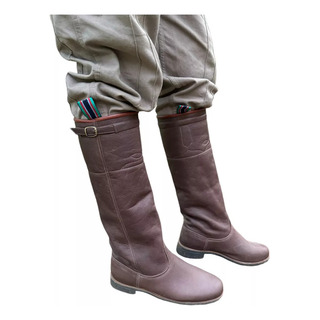 Bota Brasilera Para Montar Caballo Cuero Engrasado Jaleña Bota Brasilera Para Montar Caballo Cuero Engrasado Jaleña