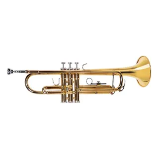 Trompete Profissional Si Bemol Bb Dourado Laqueado Com Case Trompete Profissional Si Bemol Bb Dourado Laqueado Com Case