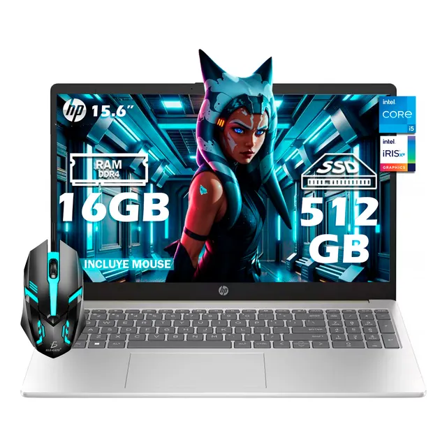 Laptop Hp 15.6 Intel Core I5-1235u 16gb Ram 512gb Ssd W11h