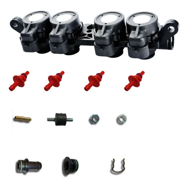 Rampa Inyectores Gnc Iplus 4 Cilindros C/ Accesorios Y Picos