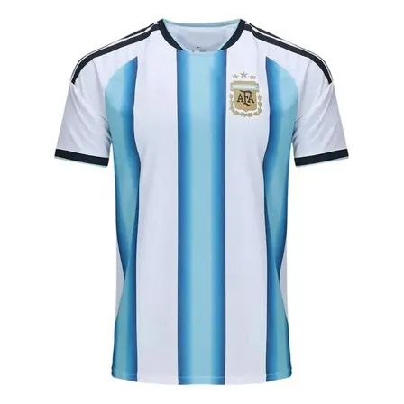 Camisa Argentina Copa 26/27 Torcedor Leia A Descrição Azul Gg