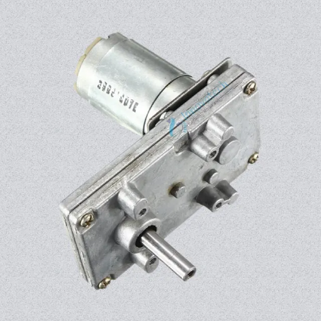 Motor De Alto Torque Dc12-24v 80rpm Con Caja Reductora 