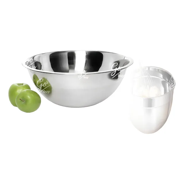 Bowl Tazón Mezclador Metálico Acero Inoxidable 32 X 13 Cm