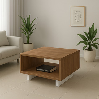Mesa De Centro Moderna Auxiliar Sala Ratona Minimalista Nogal Mesa De Centro Moderna Auxiliar Sala Ratona Minimalista Nogal