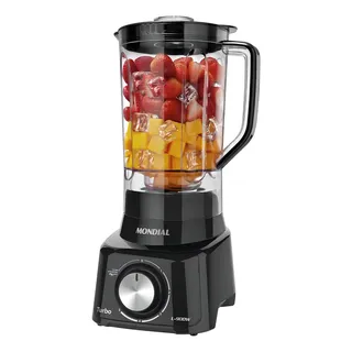 Liquidificador Mondial Turbo Full Black L-900w Preto 127v Liquidificador Mondial Turbo Full Black L-900w Preto 127v