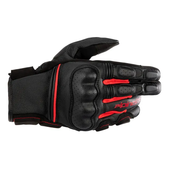 Guantes Alpinestars Phenom Color Negro-Rojo Talla M