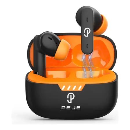 Fone de Ouvido PEJE L11 TWS Bluetooth 5.4 Redução de Ruído para Chamadas HiFi Som Estéreo 35h Autonomia IPX4 Modo Game Android iOS