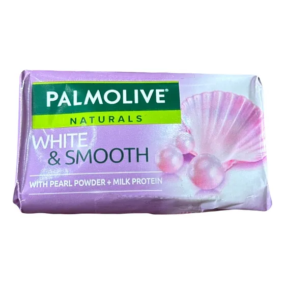 Jabón En Barra Palmolive 80gr White & Smooth Original 2pack