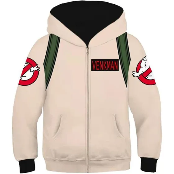 Saco Con Capucha Para Niños  De Cazafantasmas Talla L
