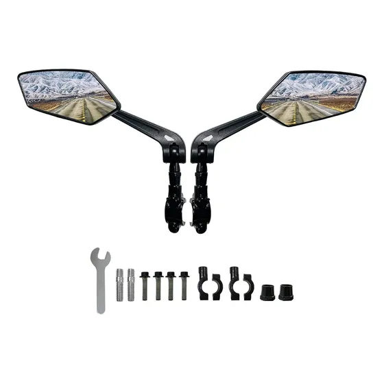 Pack 2 De Espejos Retrovisores De Bicicleta Scooters 360°