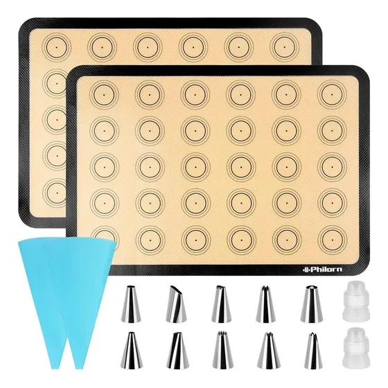 Juego De Alfombrillas Para Hornear De Silicona De Philorn, X
