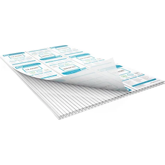 Kit 2 Placa Policarbonato Alveolar  2,10 X 6,00 6mm