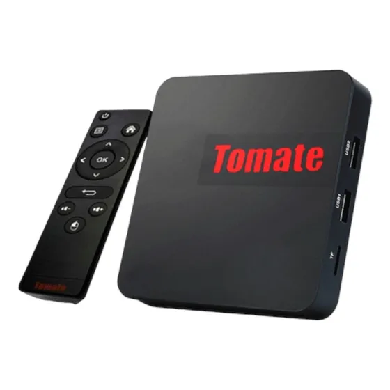Conversor Smart Tv Box Tomate Hd Full 4k Cor Preto Tipo De Controle Remoto Padrão