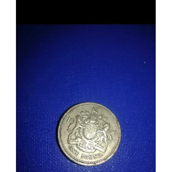 Moneda Inglesa Elizabeth One Pound 1983