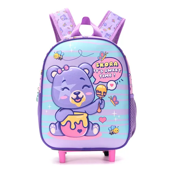 Mochila Infantil Petit Bear Skora Rosa 37670