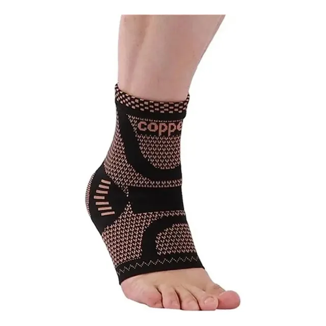 Tobillera De Compresion Con Hilos De Cobre - Deportiva