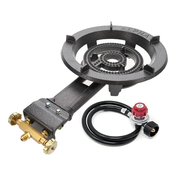 Gasone Quemador Propano Wok 33 Cm Con Regulador Y Manguera