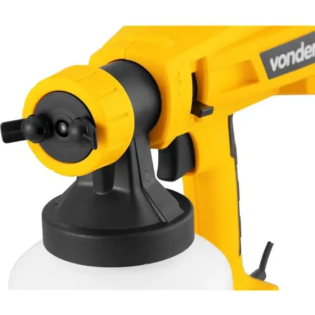 Pistola Elétrica De Pintura Vonder Pulverizar 320w Hvlp Cor Amarelo 220v