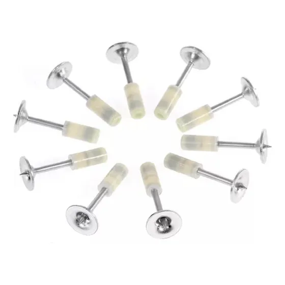 200 Clavos Fulminantes Con Golilla P/ Pistola De Fijaciones
