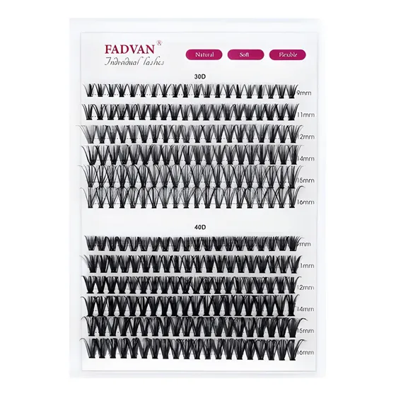 Cílios Fadvan 30/40d Tufos Volume Russo 0.07 D Mix