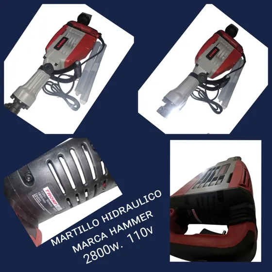 Martillo Hidráulico 2800w 110v.