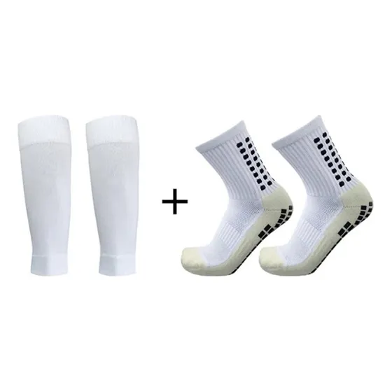 Kit Meia Esportiva Cano Alto Socks + Meião Canelito Futebol