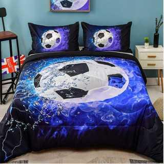 Set De EdredĂłn Andency 3d Soccer De Tamaño Completo Con 2 Fu Set De EdredĂłn Andency 3d Soccer De Tamaño Completo Con 2 Fu