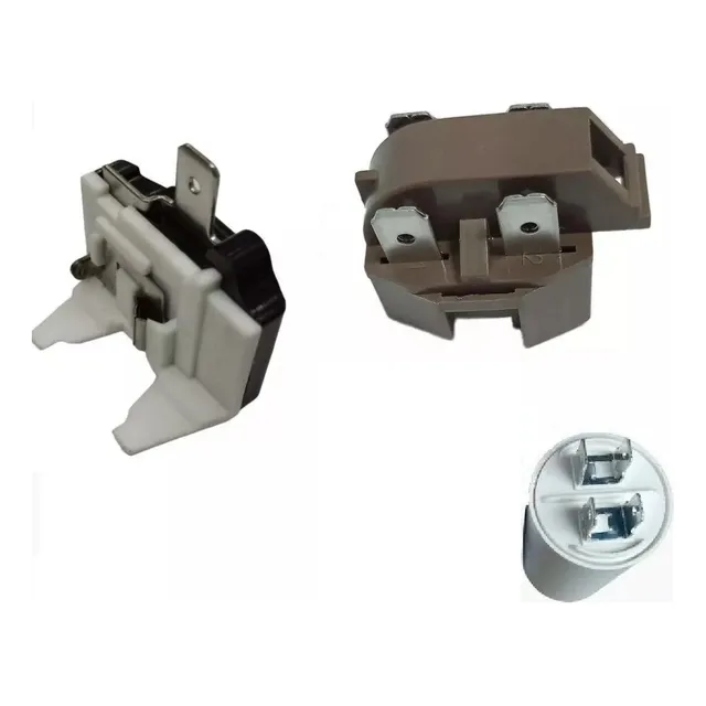  Arranque  1/4 Hp Heladera Relay Ptc + Protector +capacitor
