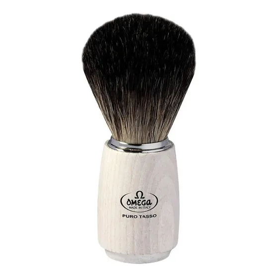Pincel De Barbear Omega Texugo Preto 6711