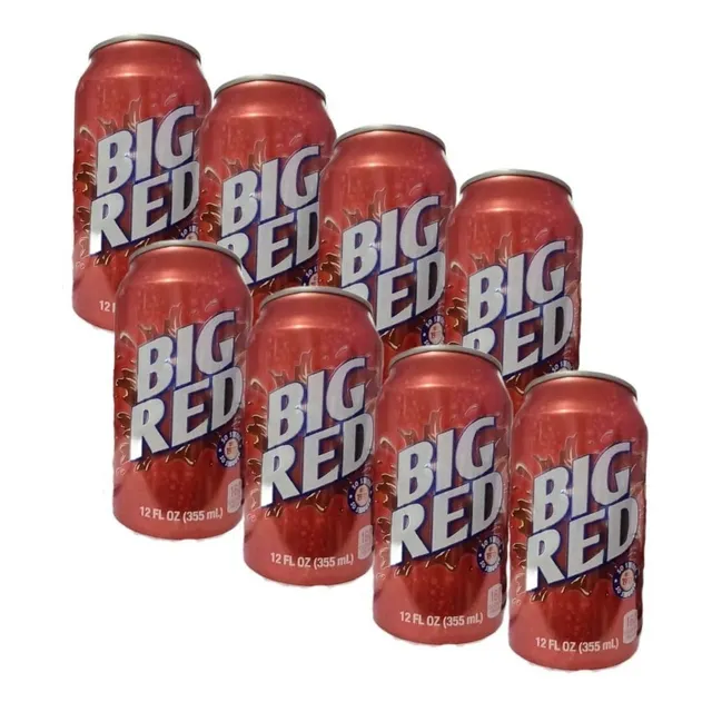 8x Big Red Soda So Sweet / Bebida Dulce Y Suabe En Lata