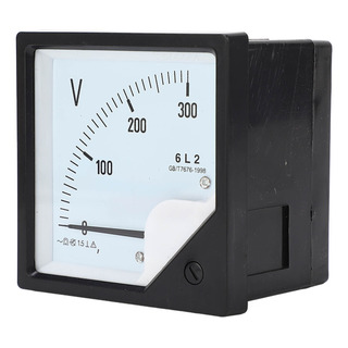 Voltímetro, Panel Analógico, Medidor De Voltaje De 0 A 300 V Voltímetro, Panel Analógico, Medidor De Voltaje De 0 A 300 V