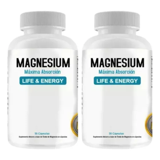 Eth Nutrition Magnesium Óxido De Magnesio 2 Unidades X 30 Cápsulas