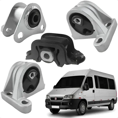 Kit 4 Coxim Calço Motor Cambio Ducato Boxer Jumper 2.5 2.8  Ano E Carro Olhar Descrição