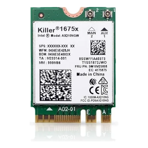 Adaptador Wifi 6e Actualizado De La Serie Killer Ax1675x De