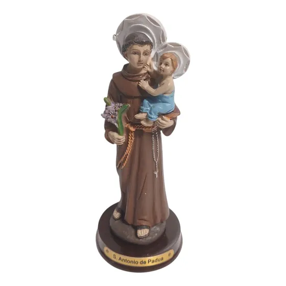 Imagen Santos Estatua Santos Resina 12x5 Cm Figura Santos San Antonio De Padua