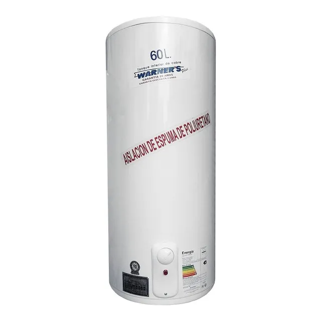 Termotanque Calefon Tanque Cobre 60 Lts Warners Punion