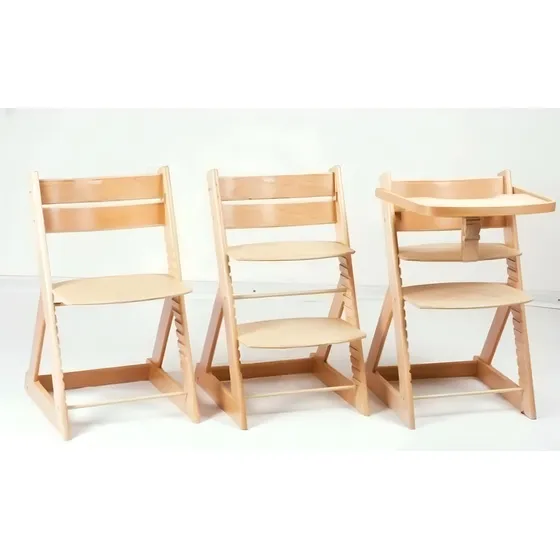 Silla De Comer De Madera Aupa By Baby Color Madera