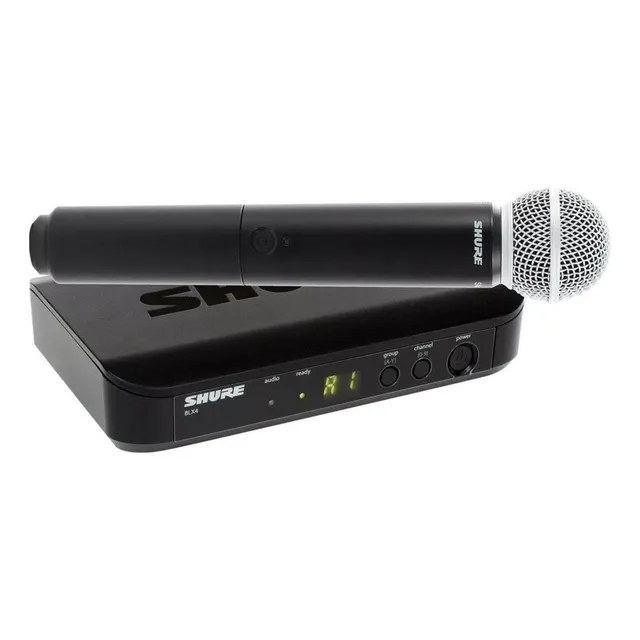 Micrófono Shure Blx Blx24/sm58 Dinámico Cardioide Negro